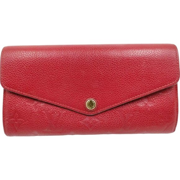 Louis Vuitton Handbags - 602305BB (X4) Louis Vuitton Wallet Long Red Monogram Empreinte